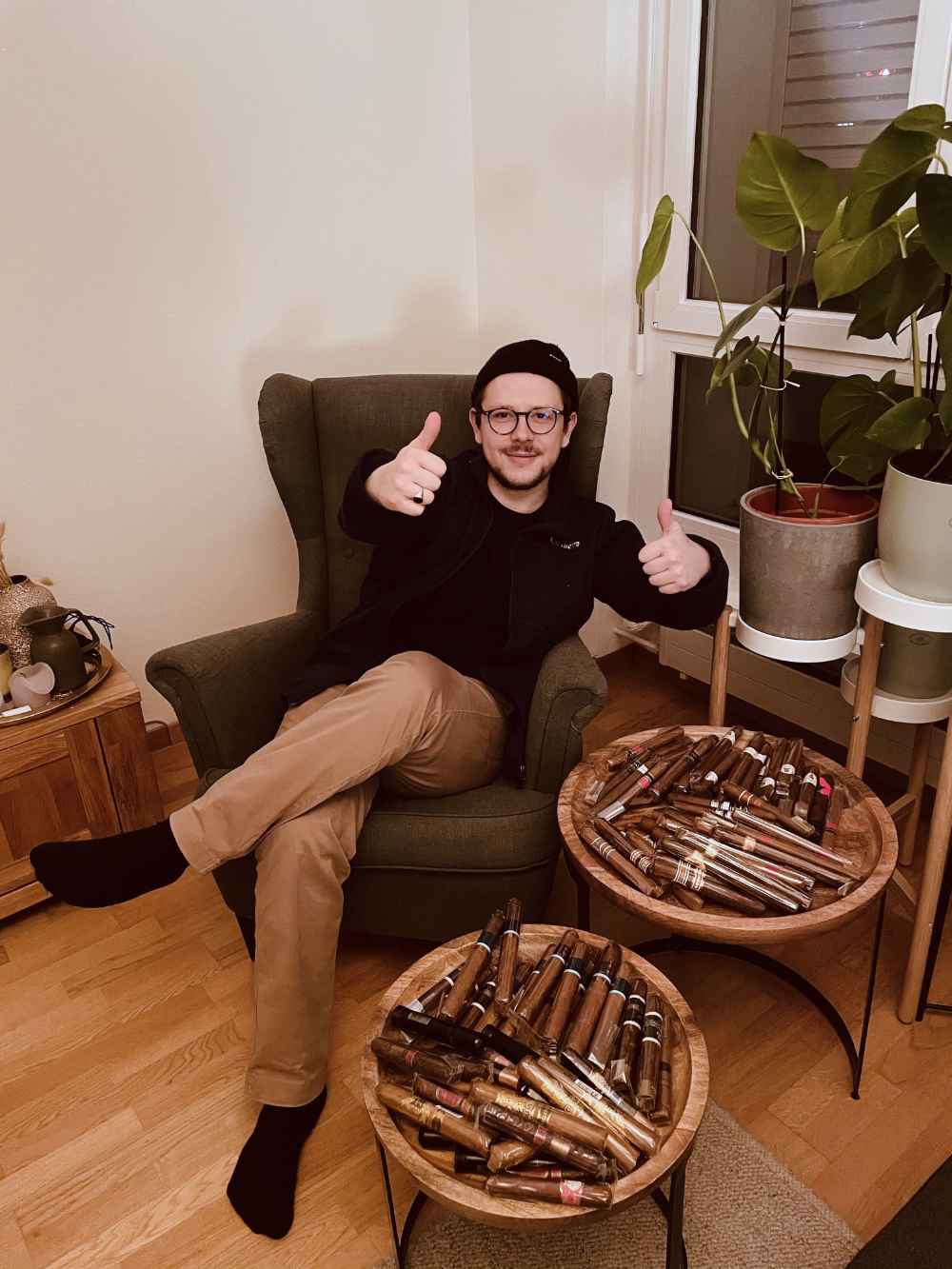 Tomislav Panic a gagné 100 cigares