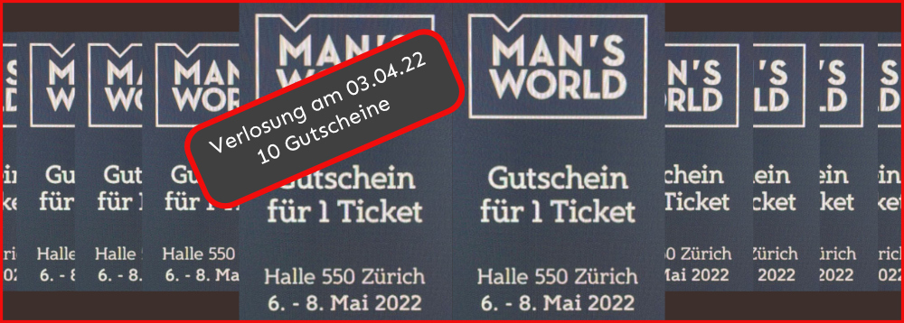 10 ticket vouchers for Man's World to be won