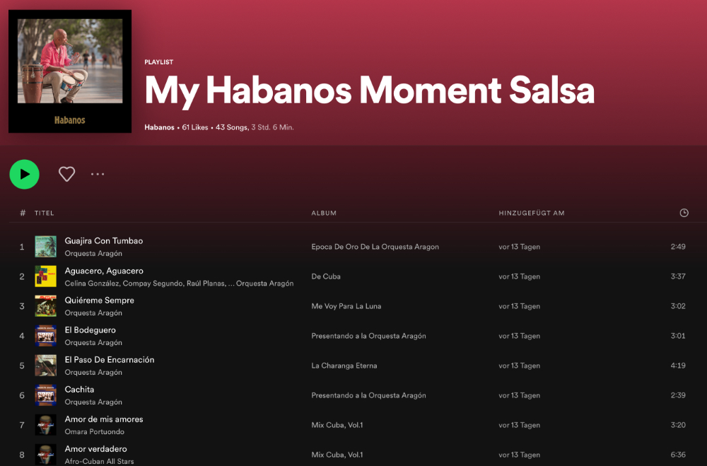 Habanos Spotify
