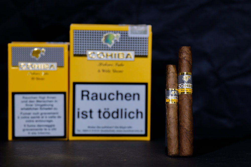Size comparison: the Cohiba Short on the left and the new Cohiba Wide Short on the right. I'm already testing it!