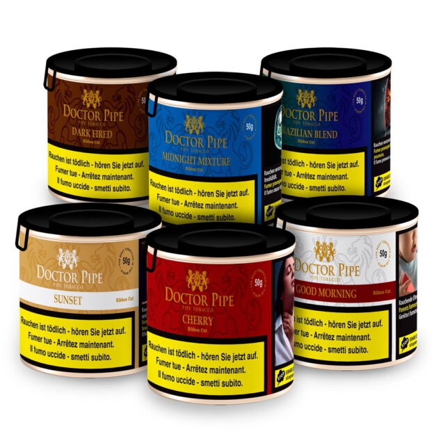 Aromi naturali e tabacchi lavorati con cura - tabacco da pipa Doctor Pipe dal Brasile.