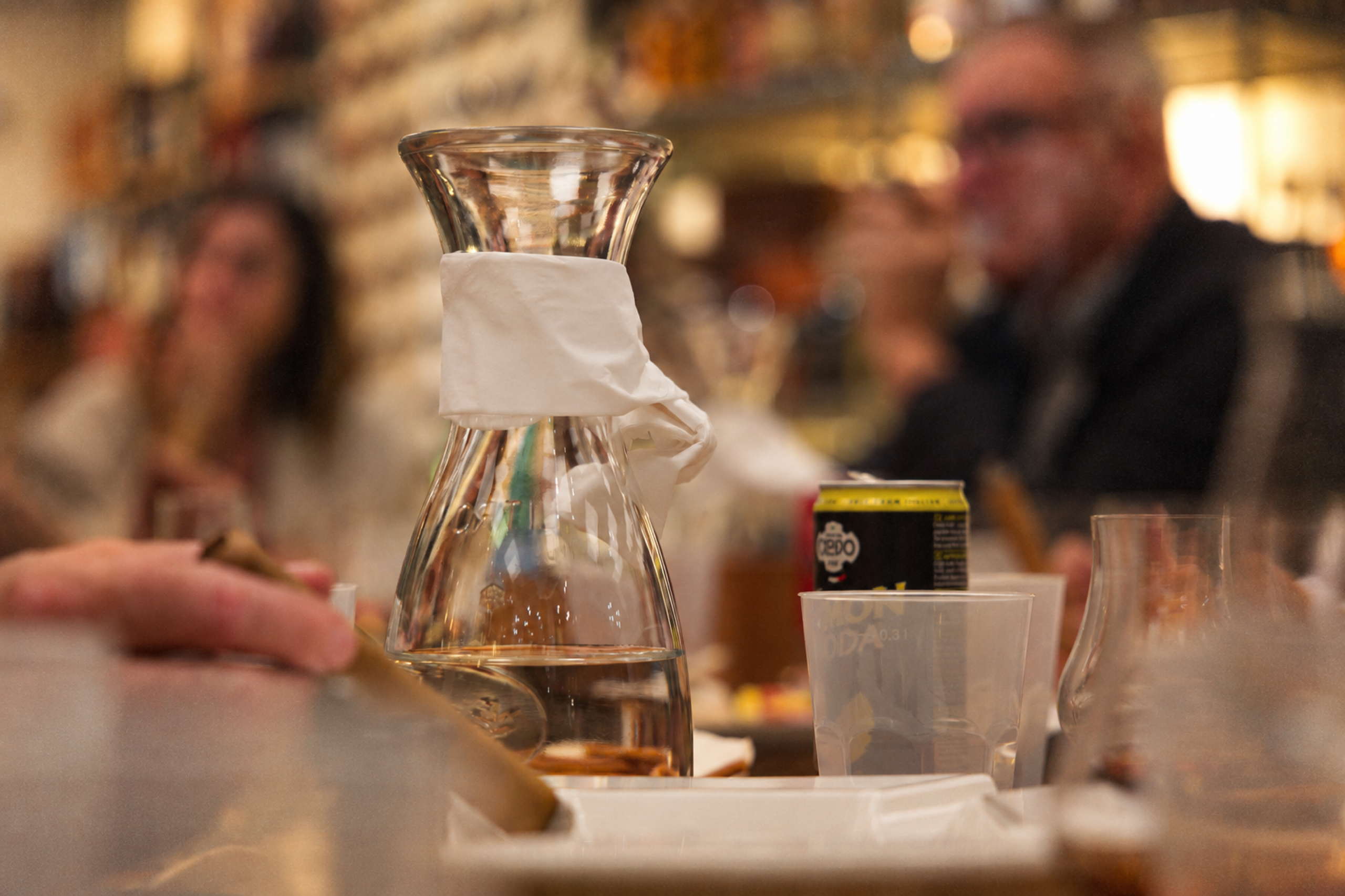 Amidst the water carafe and a gentle wisp of smoke, the conversations really got going: sharing experiences, asking questions and learning together.